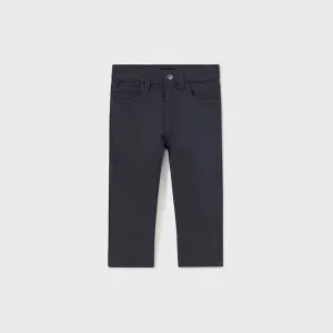 Панталон 5 джоба slim fit basic в тъмно синьо за момче Майорал