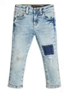 Дънки за момче skinny fit с кръпки Guess