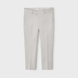 Панталон slim suiting в бежов цвят за мини момче Майорал