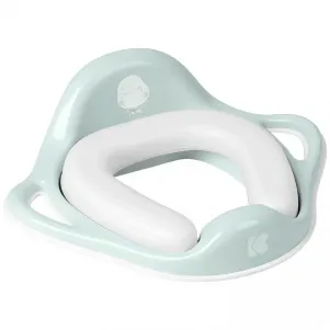 Детска тоалетна седалка с мека подложка Hippo Mint на KikkaBoo