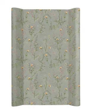 Твърда PVC подложка за повиване 50х80см Secret Garden Green - KikkaBoo