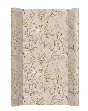 Мека PVC подложка за повиване 50х80см Secret Garden Beige - KikkaBoo