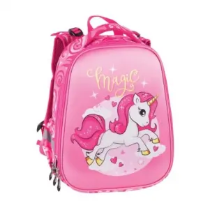 Ученическа раница PULSE Anatomic Cube Pink Magic