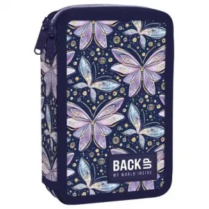 BACKUP Butterflies несесер с 2 ципа ПЪЛЕН