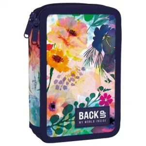 BACKUP Flowers несесер с 2 ципа ПЪЛЕН