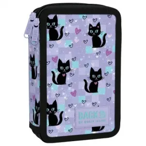 BACKUP Magic Cats несесер с 2 ципа ПЪЛЕН