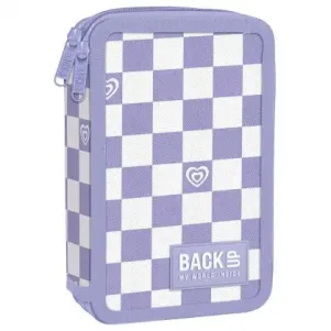 BACKUP  Purple Chess несесер с 2 ципа ПЪЛЕН