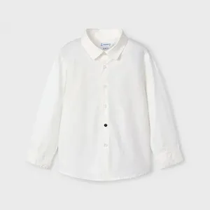 Риза дълъг ръкав formal wear в цвят слонова кост за мини момче Mayoral