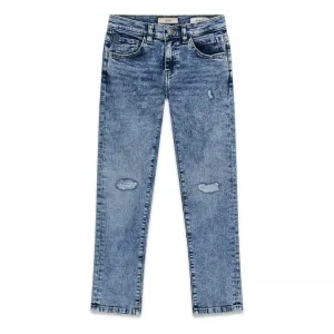 Дънки за момче Slim Fit с кръпки Guess