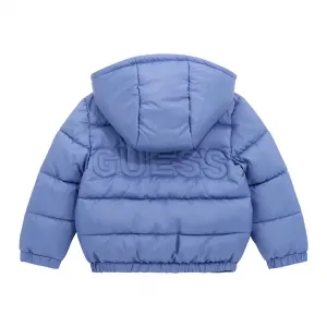 Преходно яке за мини момче в светло син цвят Guess