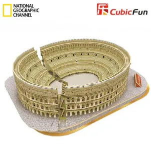 3D пъзел 131 части National Geographic CubicFun - Rome The Colosseum