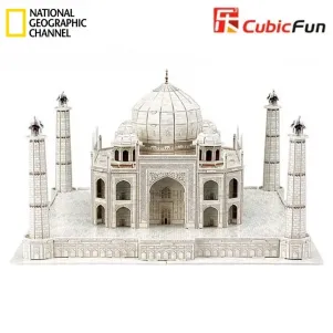 3D пъзел 87 части National Geographic CubicFun - India Taj Mahal