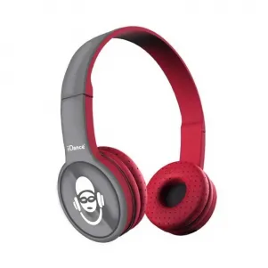 Детски Bluetooth слушалки, червени - iDance