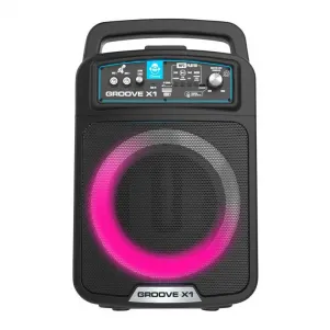 Преносима тонколона с LED светлини и микрофон, Groove-X1 - iDance