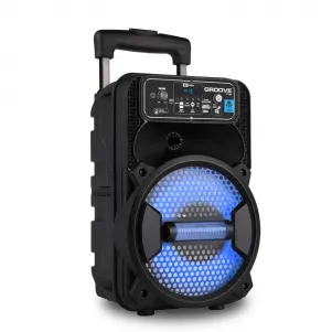 Преносима тонколона с LED светлини и микрофон, Groove119 - iDance
