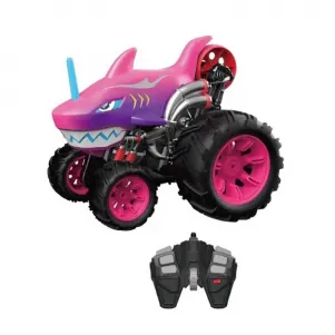 Детска играчка Офроуд джип с RC управление и 360 завъртане - розов