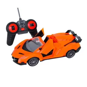 Детска играчка Състезателен автомобил със светлини и RC управление 1:24