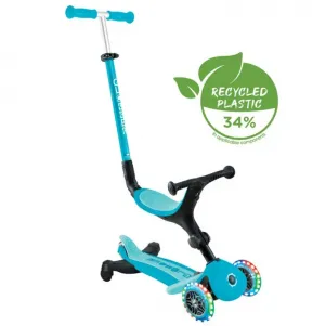 Детска сгъваема тротинетка 5в1 GLOBBER GO UP ACTIVE LIGHTS 360 - аква