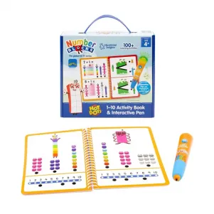 Детска играчка Комплект по математика Numberblocks, от 1 до 10, с интерактивна писалка - Learning Resources