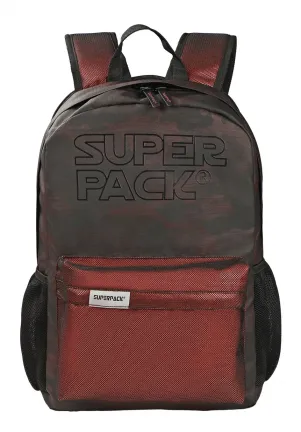 Ученическа раница S-COOL олекотена SUPERPACK, по-тъмно червено