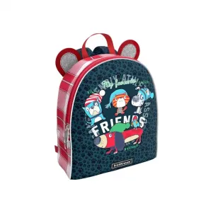 Малка детска раница ErichKrause EasyLine Animals 5 л, Adventure Friends