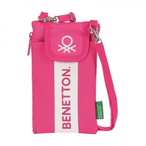 Чантичка-портмоне SAFTA за мобилен телефон BENETTON RASPBERRY