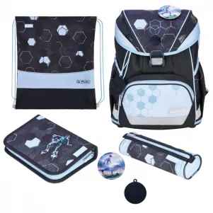 Ученически комплект с чанта-раница UltraLight XL Plus Cyber Soccer - Herlitz