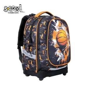 Ученическа анатомична раница SCOOL Баскетболна топка