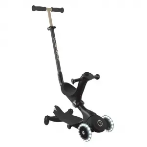 Детска тротинетка 5в1 GLOBBER GO UP DELUXE LIGHTS 360 - черна