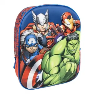 Раница за детска градина 3D Avengers