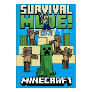 Детски тефтер с LCD часовник Minecraft