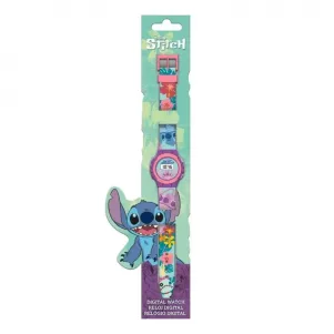 Детски дигитален часовник Stitch Tropical Angel and Stitch