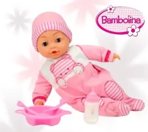 Кукла Bambolina Camelia говореща на български език 20 фрази‫‎