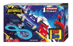 Детска играчка Състезателна писта, Carrera, Батмобил, Време за действие, 2.4м