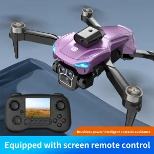 Детска играчка Сгъваем дрон с HD камера, WiFi предаване в реално време, лилав