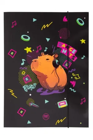 Папка с ластик A4 Coolpack - CAPYBARA MUSIC