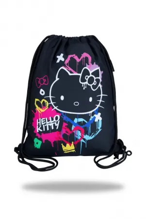 Спортна торба Coolpack - BETA - Hello Kitty Neon Black
