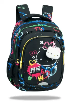 Ученическа раница Coolpack - FAST - Hello Kitty Neon Black