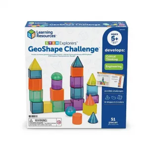 Детски обраователен комплект Learning Resources Комплект 3D геометрични фигури