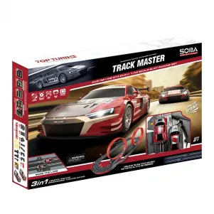 SOBA Top Turbo Audi Състезателна Писта с 2 Коли 1:43 560см.