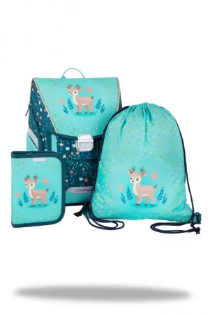 Ученически комплект раница с несесер и спортна торба Coolpack - Primo Ultra Base - DEER
