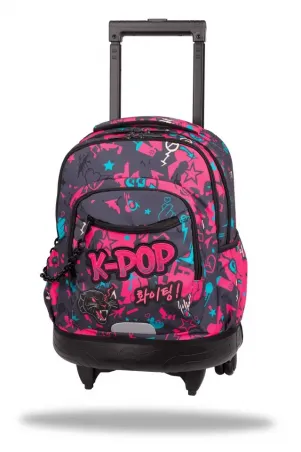 Ученическа раница на колела Coolpack - K-POP DARK - BUZZER