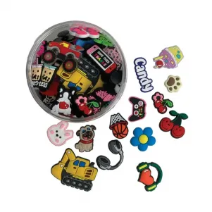 Фигурки CROQPINS за CROQ продукти, CT1111, с мека текстура, 40 дизайна, опаковка 50 бр.