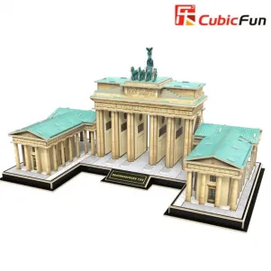 3D пъзел със 150 части CubicFun - Бранденбургска врата (Германия)
