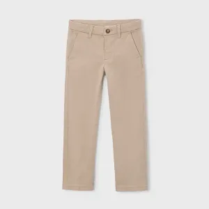 Детски класически панталон чино Mayoral Slim Fit – бежов