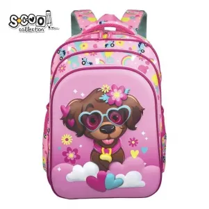 Ученическа, ергономична раница SCOOL LITTLE PUPPY 3D EVA
