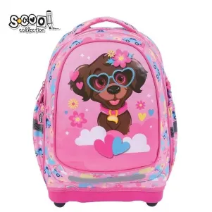 Ученическа, анатомична раница SCOOL LITTLE PUPPY с твърдо дъно, 24 л