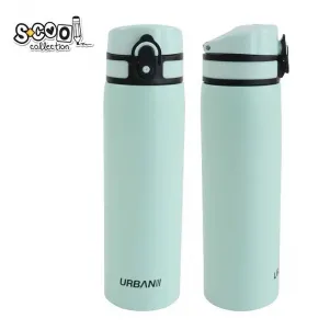 Бутилка за вода SCOOL URBAN MINT, метал, 600 мл