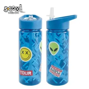 Бутилка за вода SCOOL EMOTICON, 600 мл