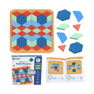 Детски обраователен комплект Learning Resources Математическа мозайка